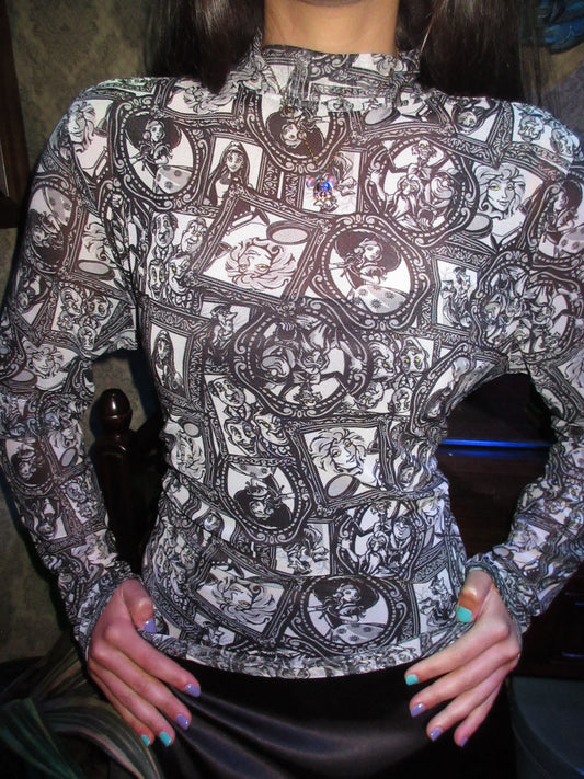 Haunted Mansion Portrait Long-sleeve