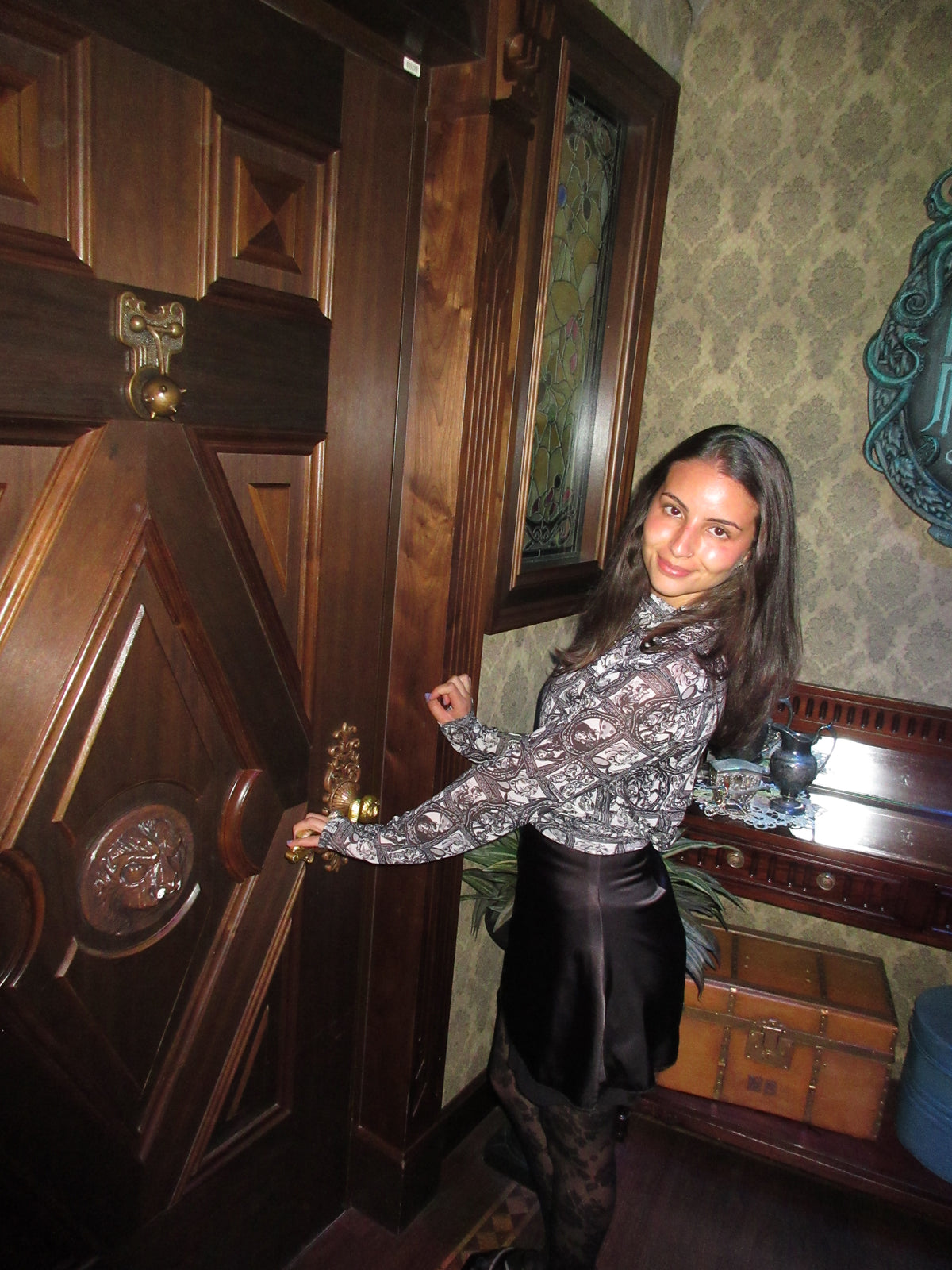 Haunted Mansion Portrait Long-sleeve