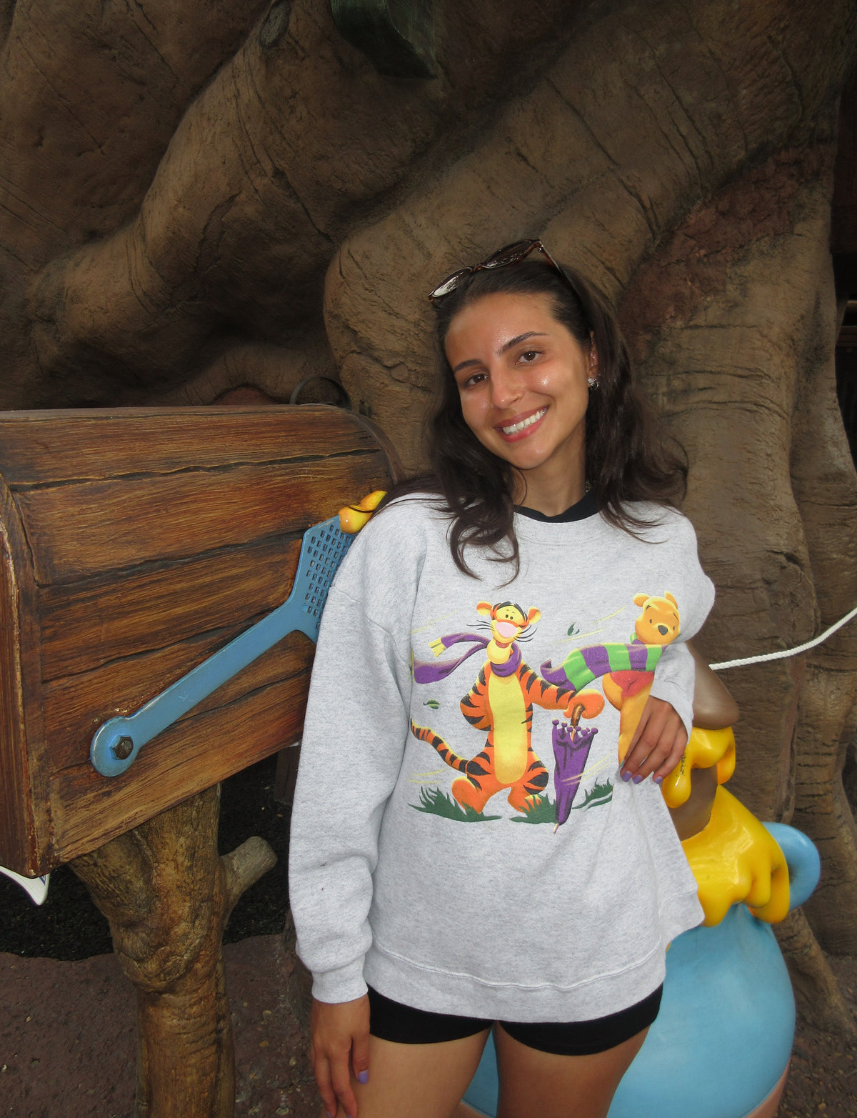 Vintage Tigger and Pooh Oversized Crewneck