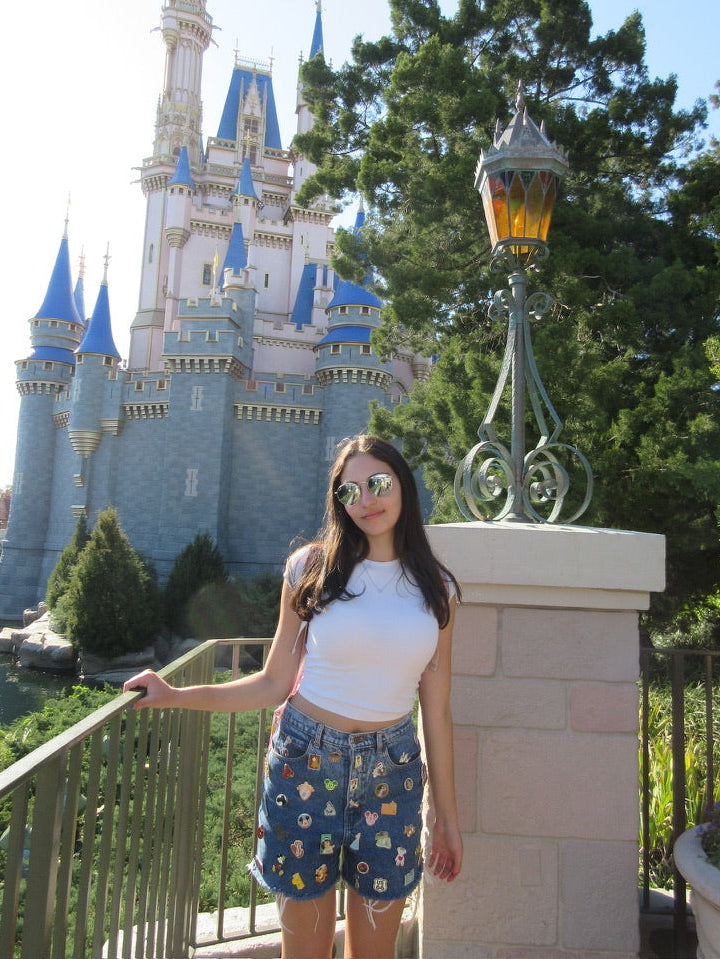 Custom Pin Shorts/Skirt