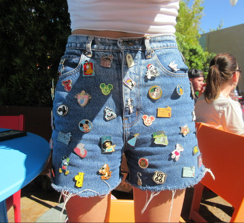 Custom Pin Shorts/Skirt