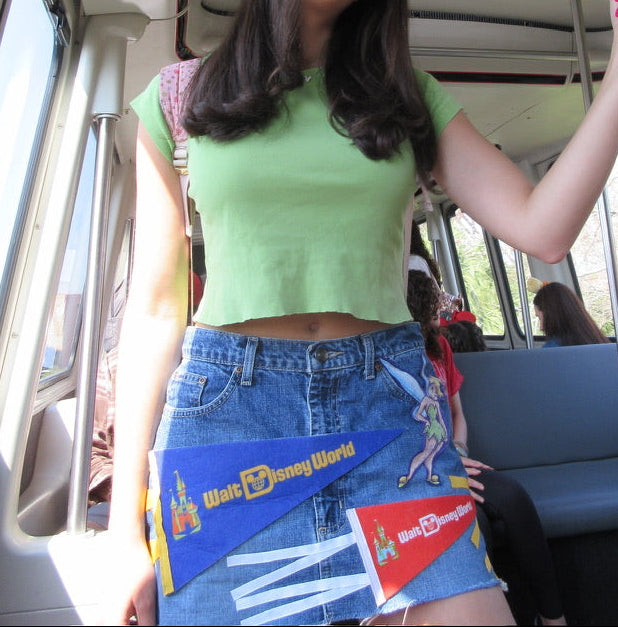One of a Kind Denim Skirt