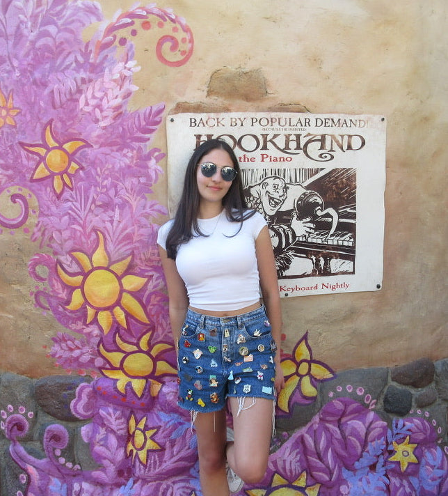 Custom Pin Shorts/Skirt