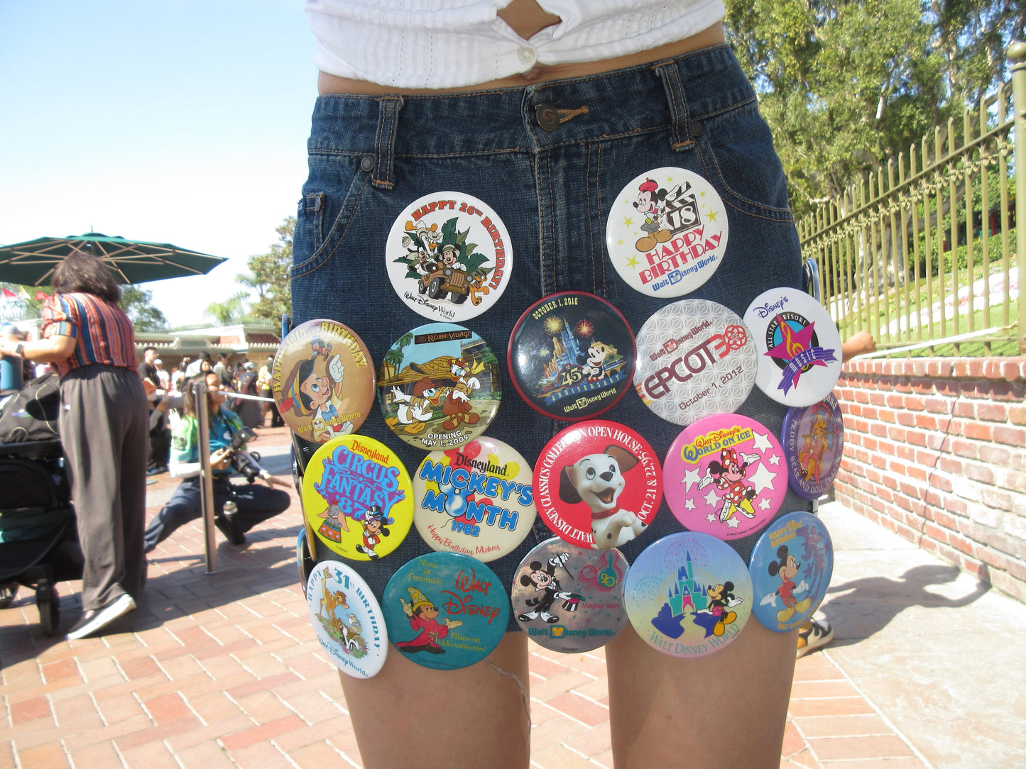 Custom Button Skirt