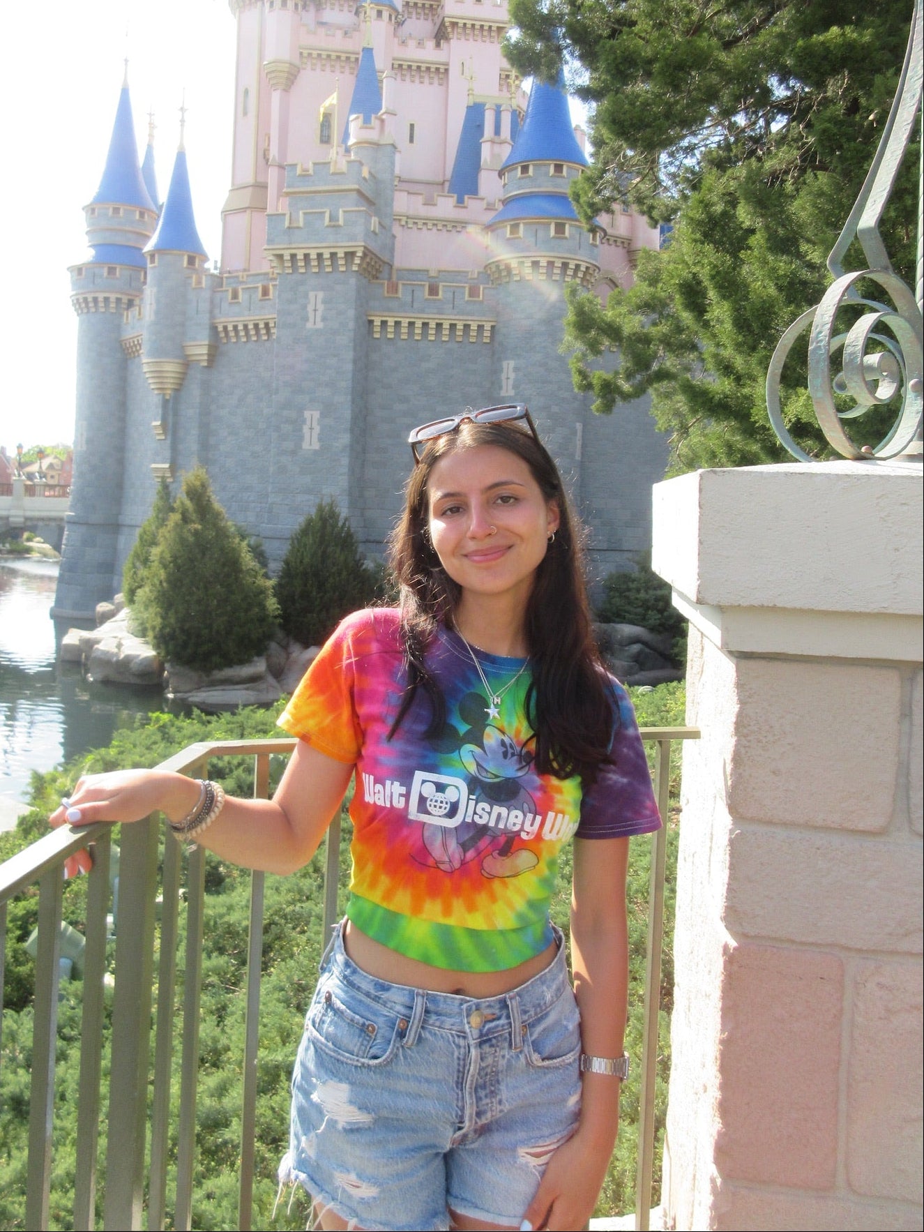 Walt Disney World Rainbow Tie-dye Tee