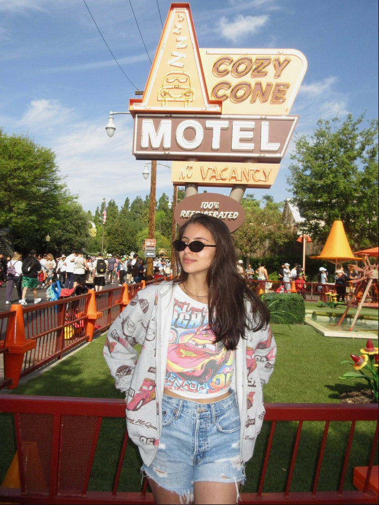 Cars Oversized Zip-up
