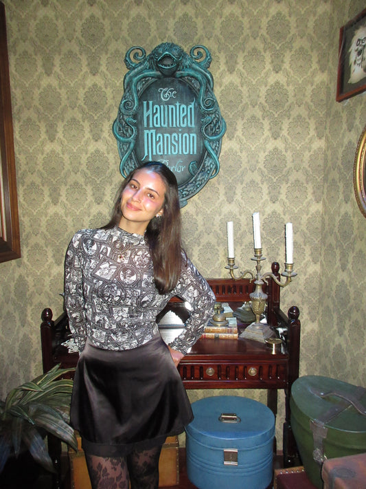 Haunted Mansion Portrait Long-sleeve