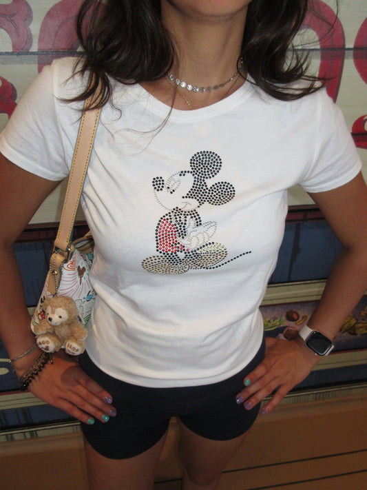Bedazzled Mickey Tee