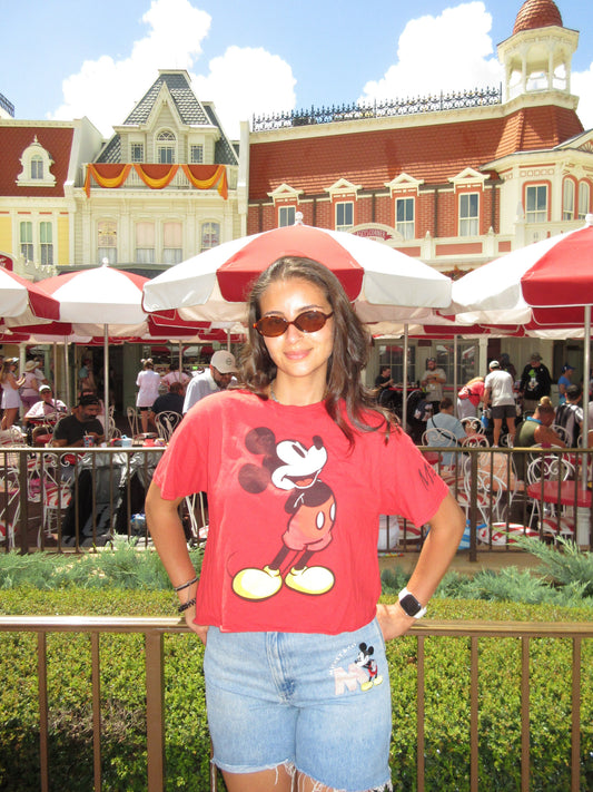 Mickey Cropped Tee
