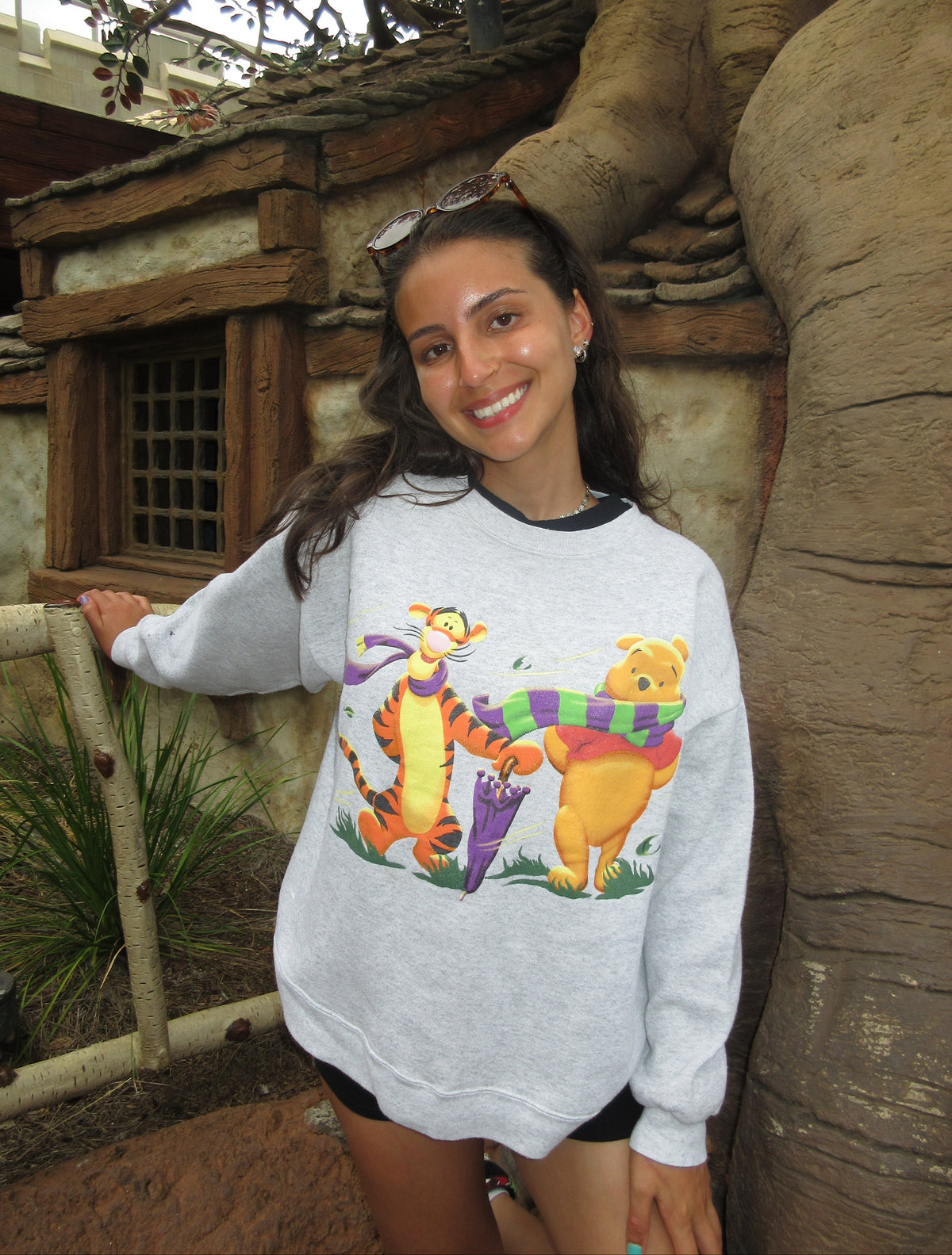 Vintage Tigger and Pooh Oversized Crewneck