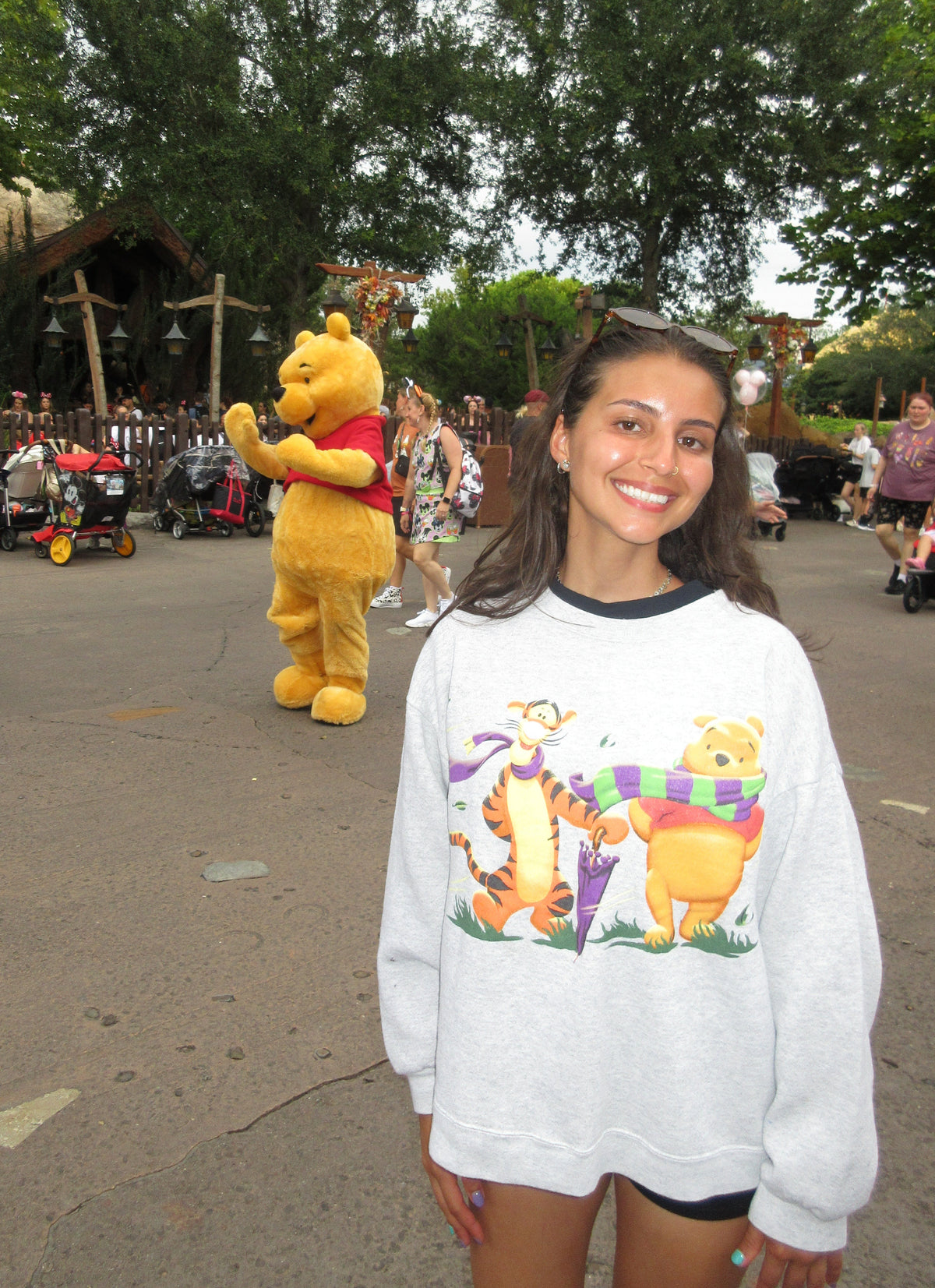 Vintage Tigger and Pooh Oversized Crewneck